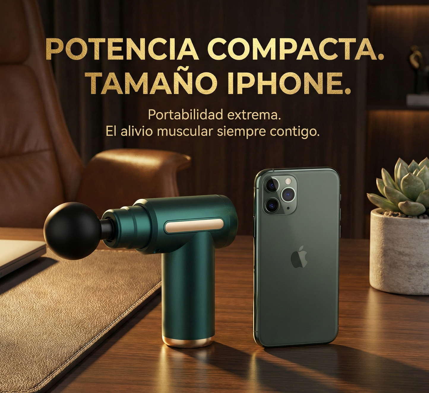 Pistola mini de masaje - Alivio muscular y recuperación