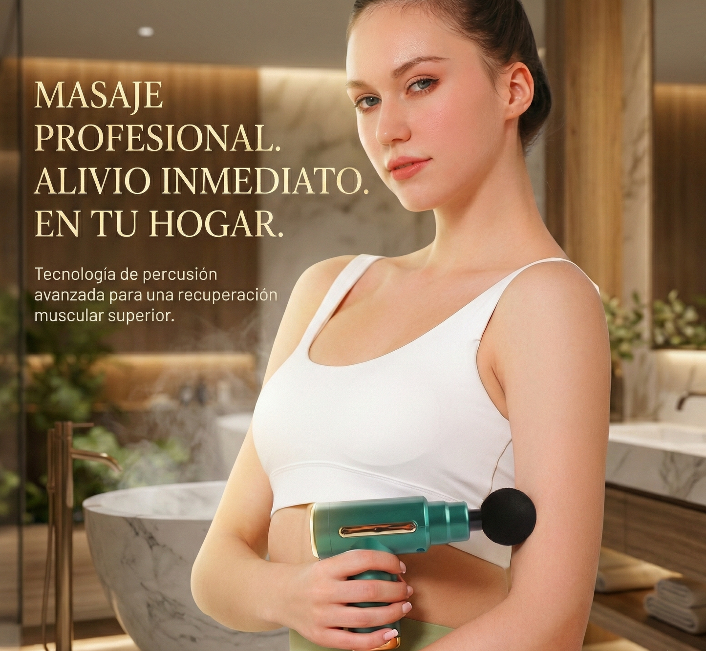 Pistola mini de masaje - Alivio muscular y recuperación