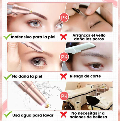 Depilador eléctrico de cejas