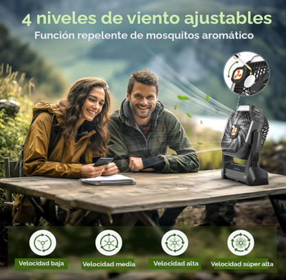 Ventilador Portátil con 8H de batería