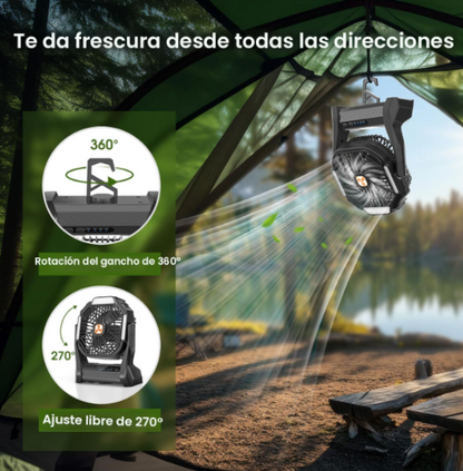 Ventilador Portátil con 8H de batería