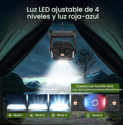 Ventilador Portátil con 8H de batería